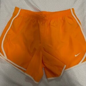 Nike Vibrant Orange Sports Shorts
